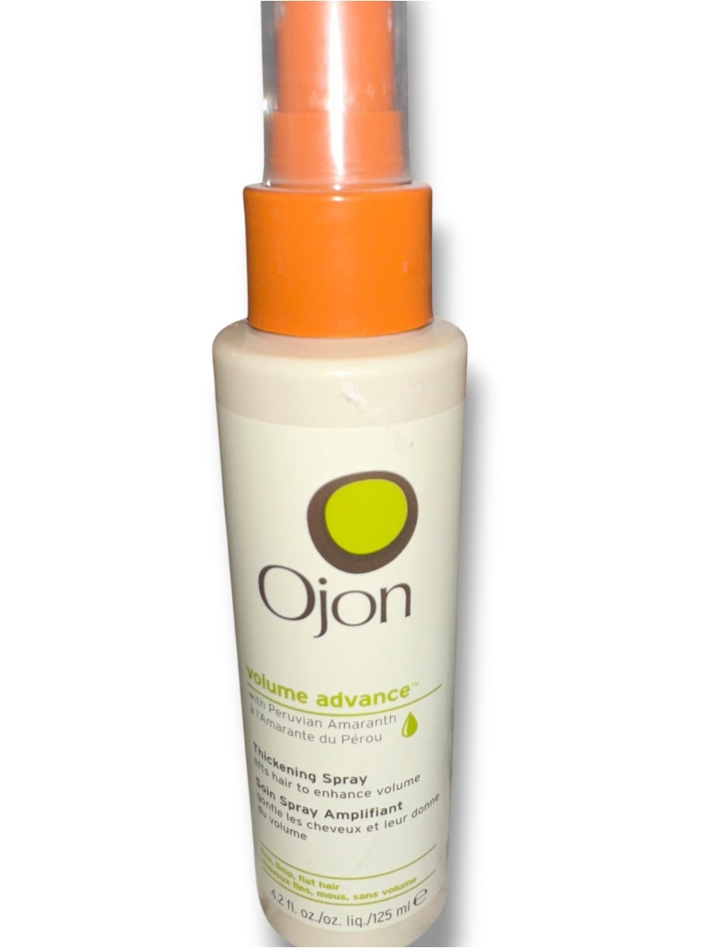 Ojon Volume Advance Thickening Spray (4.2 fl. oz / 125 ml), rare & discontinued